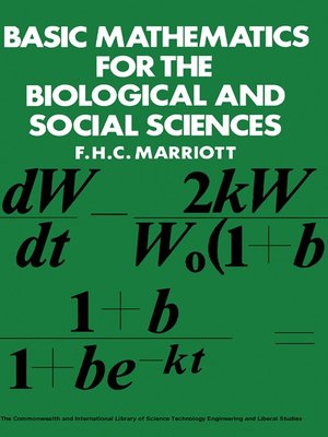 cover image of Basic Mathematics for the Biological and Social Sciences